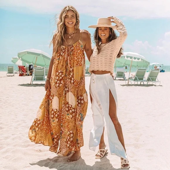 ✨SALE✨NWT Spell & The Gypsy Freda Strappy Maxi Dress Size Large - Picture 8 of 16